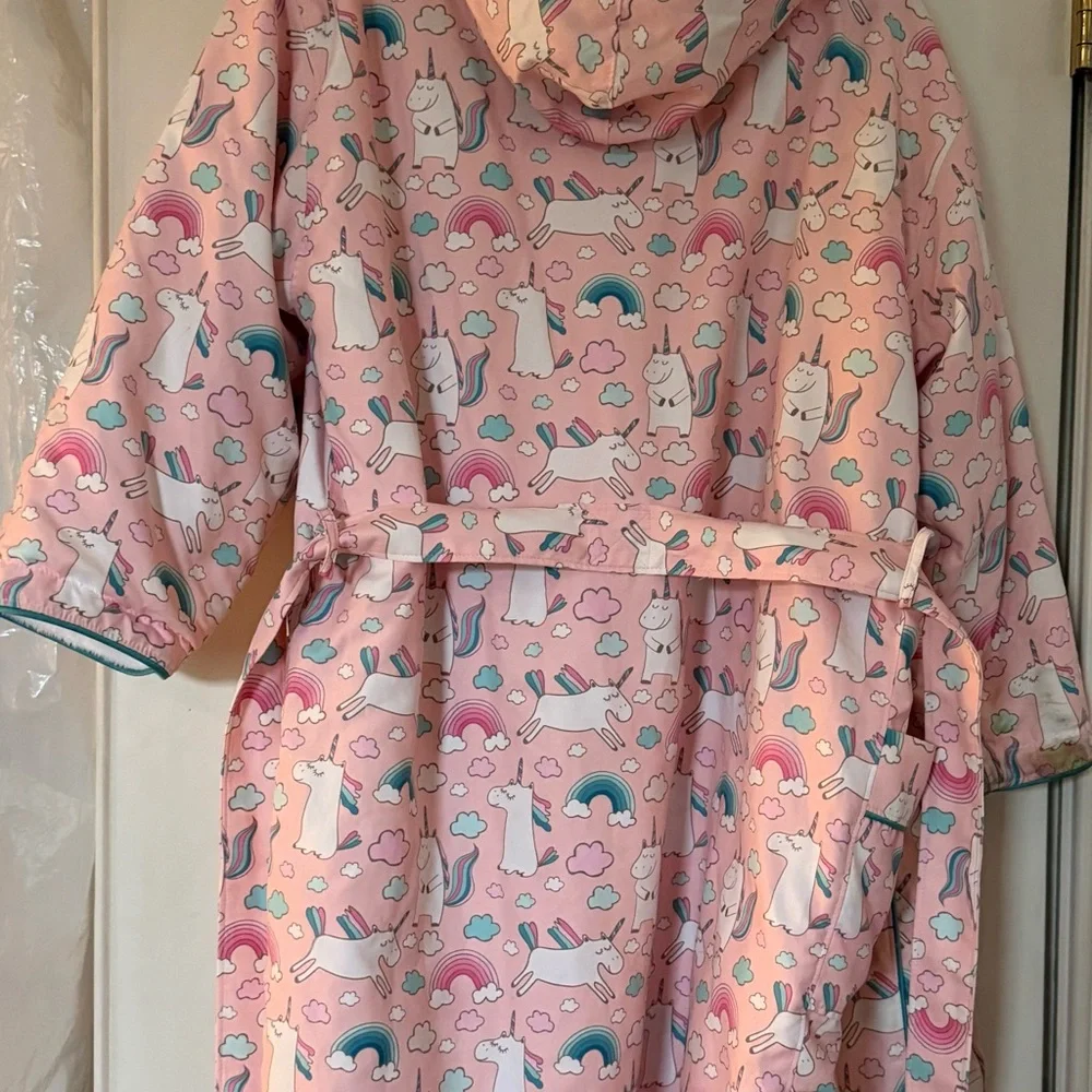 Posh Peanut Pink Unicorn & Rainbow Robe